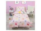 Parure de lit double face pour enfant, 140 x 200 cm
