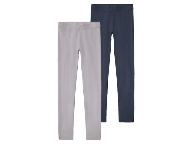 Lot de 2 leggings fille
