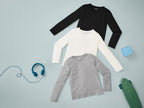 Lot de 3 t-shirts manches longues fille