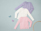 Lot de 3 t-shirts manches longues fille