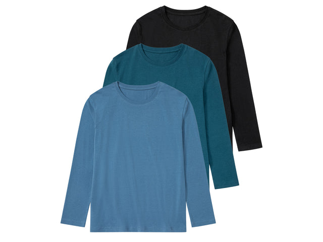Lot de 3 t-shirts manches longues garçon