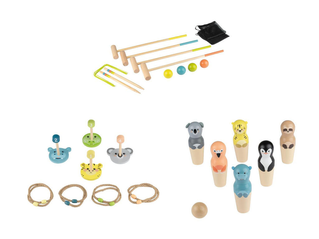 Jeux de motricité en bois