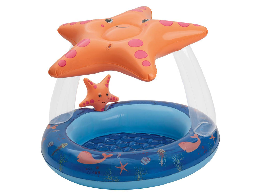 Piscine pour tout-petits avec toit, 2 pièces