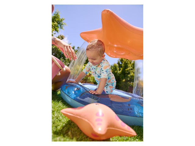 Piscine pour tout-petits avec toit, 2 pièces