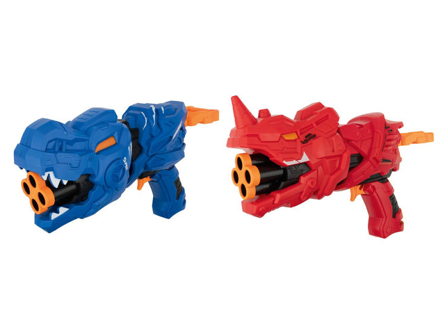 Pistolet dinosaure à fléchettes souple