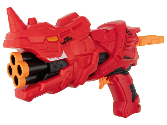 Pistolet dinosaure à fléchettes souple