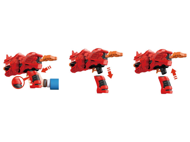 Pistolet dinosaure à fléchettes souple