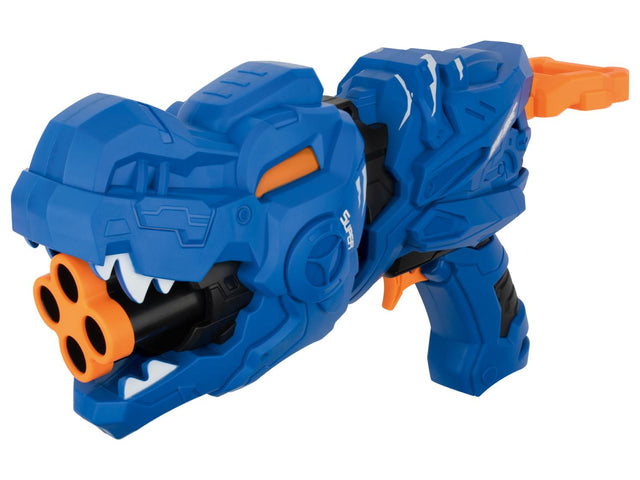Pistolet dinosaure à fléchettes souple