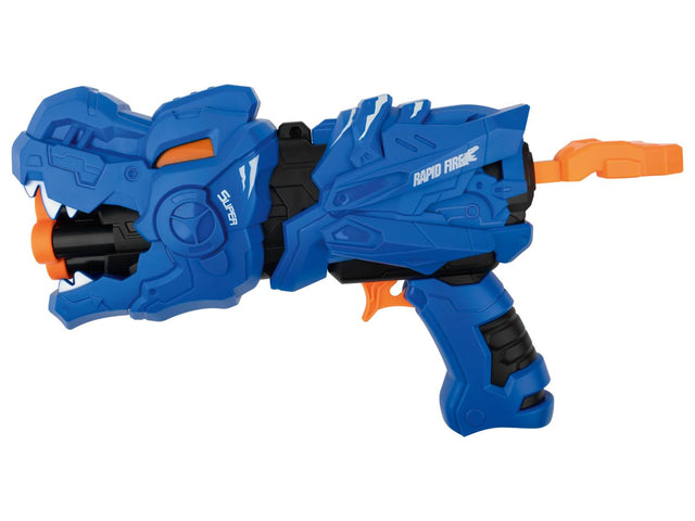 Pistolet dinosaure à fléchettes souple