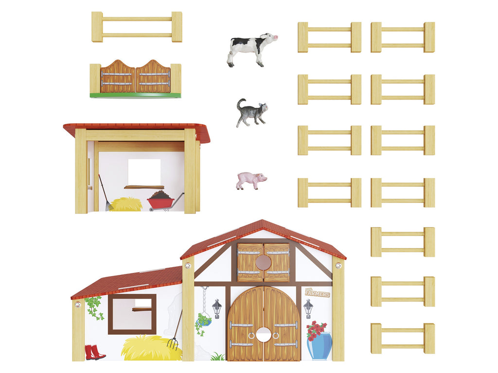 Set animaux en bois