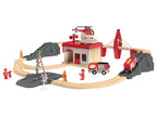 Set chemin de fer en bois