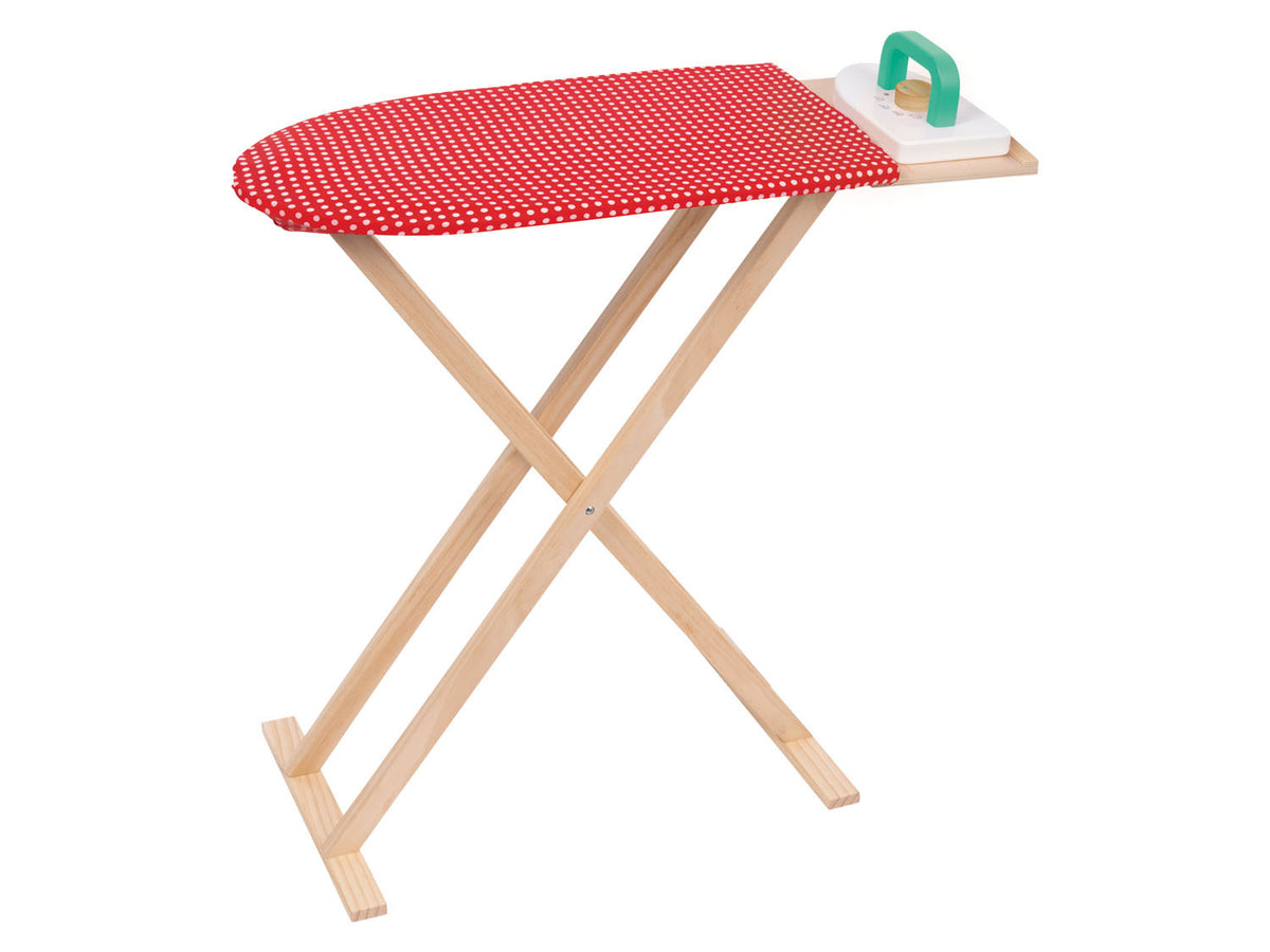 Playtive Station de nettoyage / séchoir à linge / planche à repasser en bois