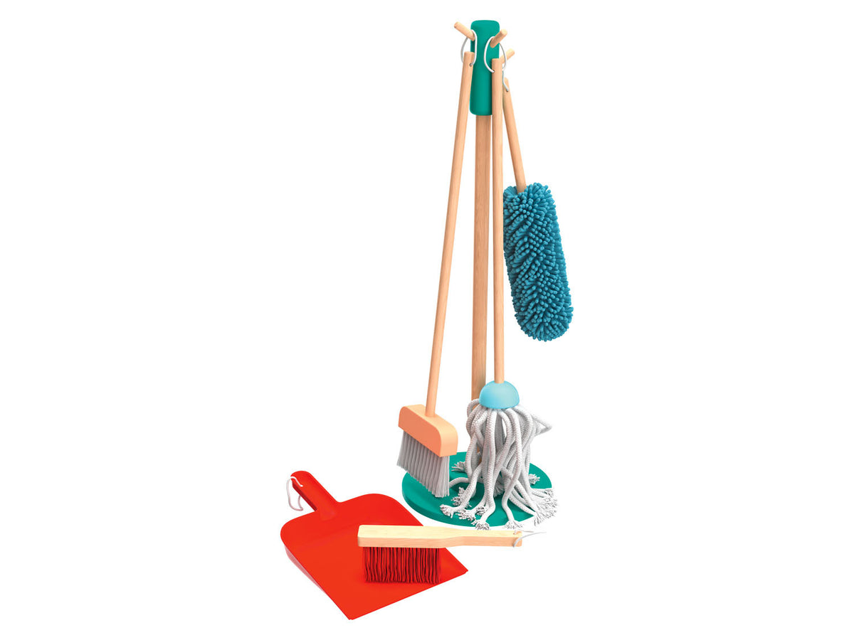Playtive Station de nettoyage / séchoir à linge / planche à repasser en bois