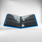 Cahier de cartes zippé 480 cartes, bleu