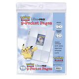 Lot de 10 pages de classeur, 9 cases