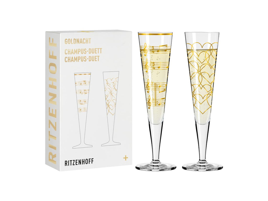 Verre à apéritif (lot de 2) / Duo de flûtes à champagne (lot de 2)