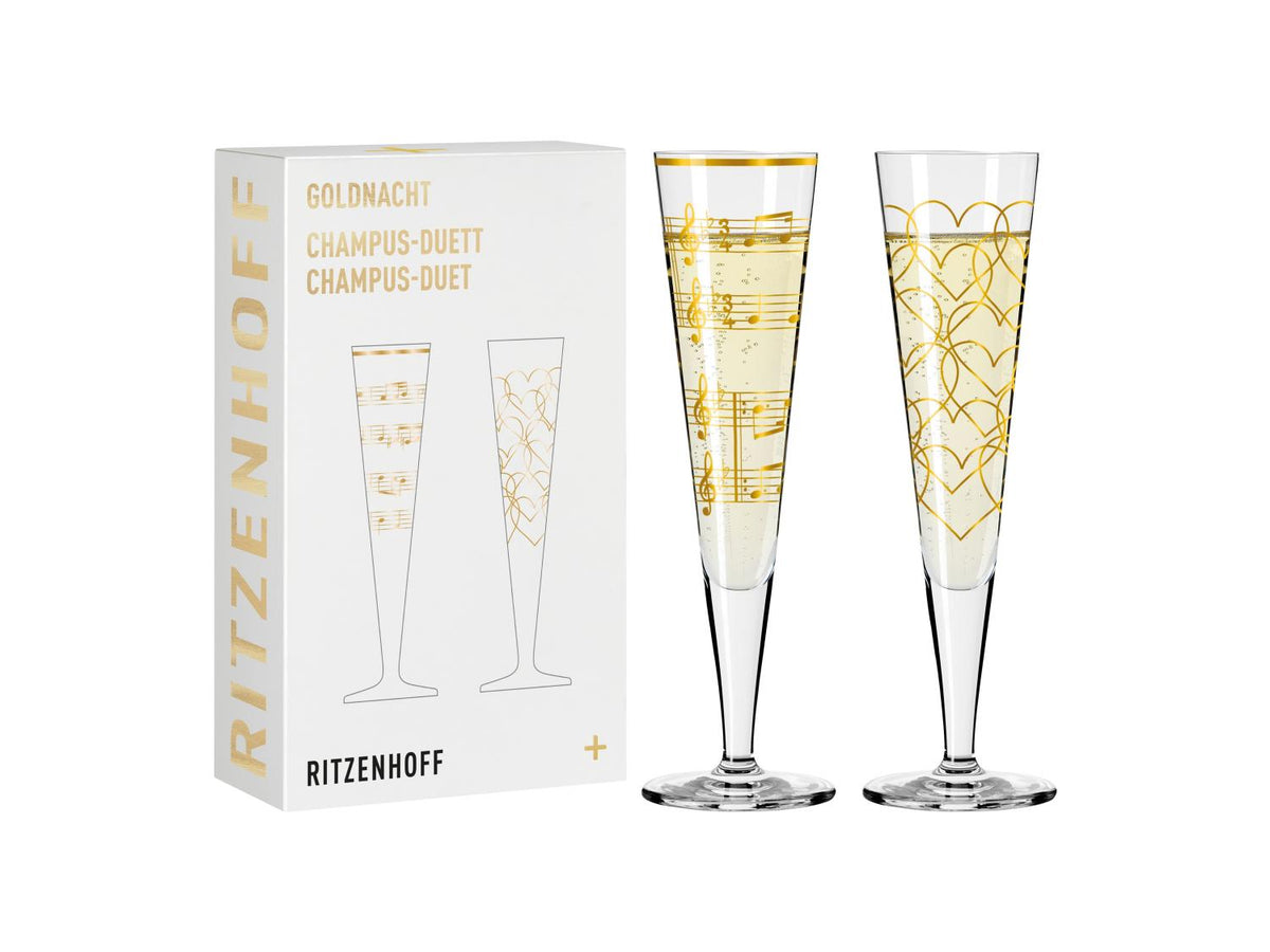 Verre à apéritif (lot de 2) / Duo de flûtes à champagne (lot de 2)