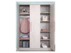 Armoire, Maren 2, 3 portes, avec poignées barres