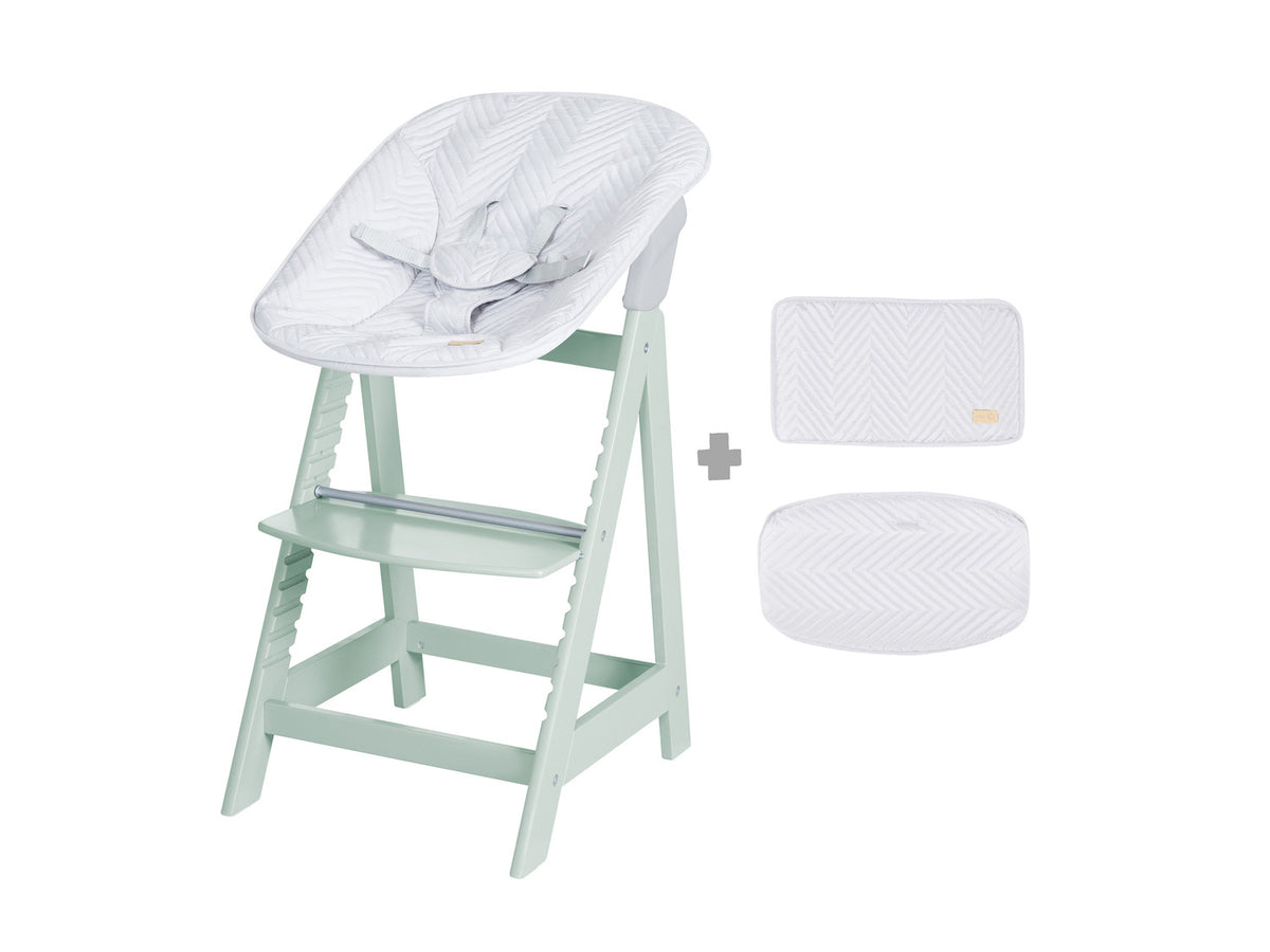Chaise haute évolutive Born Up Zick Zack 2 en 1