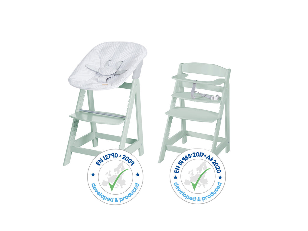 Chaise haute évolutive Born Up Zick Zack 2 en 1