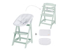 Chaise haute évolutive Born Up Zick Zack 2 en 1