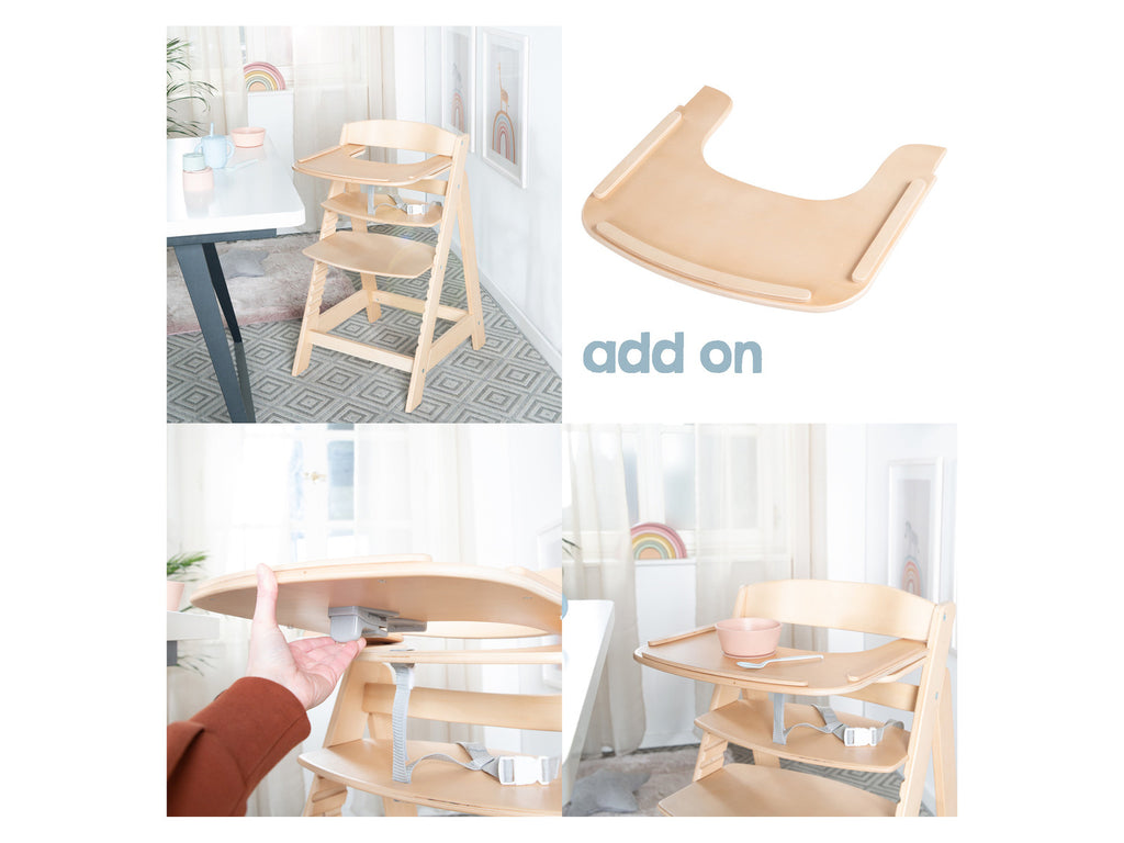 Chaise haute évolutive Born Up Zick Zack 2 en 1