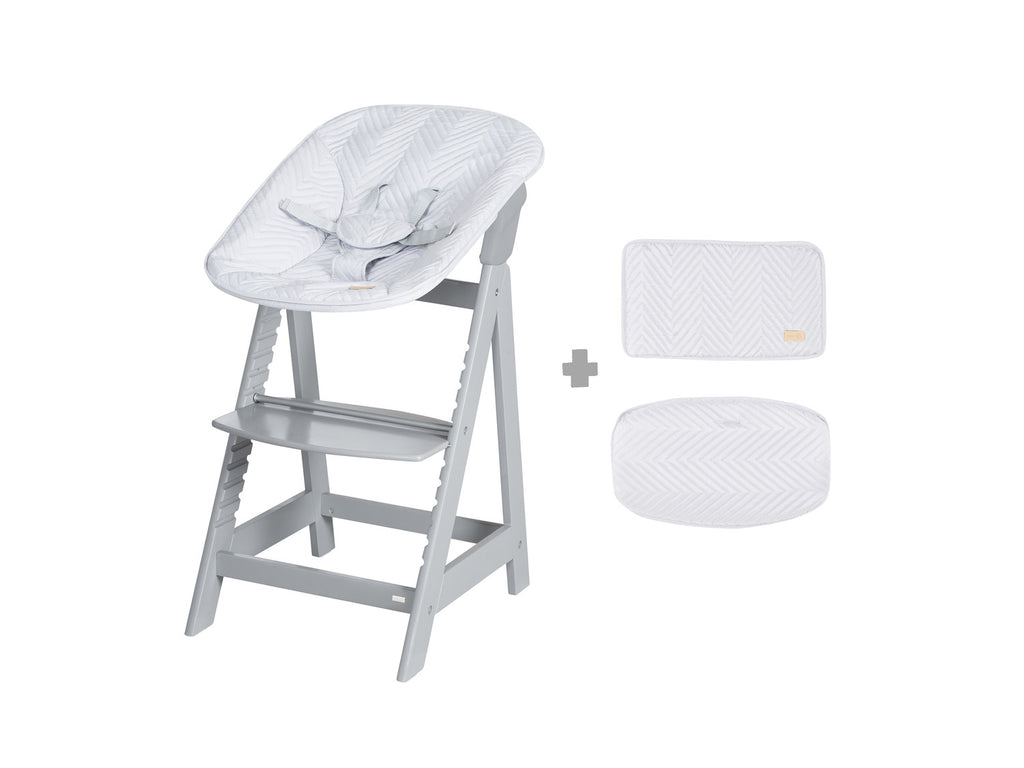 Chaise haute évolutive Born Up Zick Zack 2 en 1