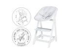 Chaise haute évolutive Born Up Zick Zack 2 en 1