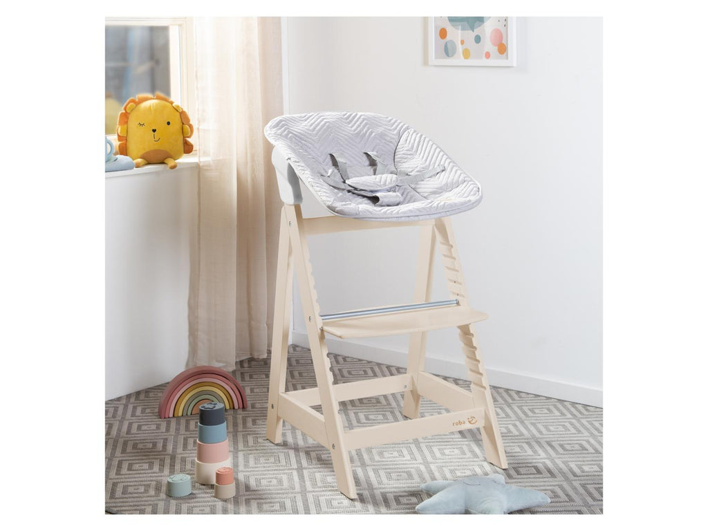 Chaise haute évolutive Born Up Zick Zack 2 en 1