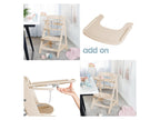 Chaise haute évolutive Born Up Zick Zack 2 en 1