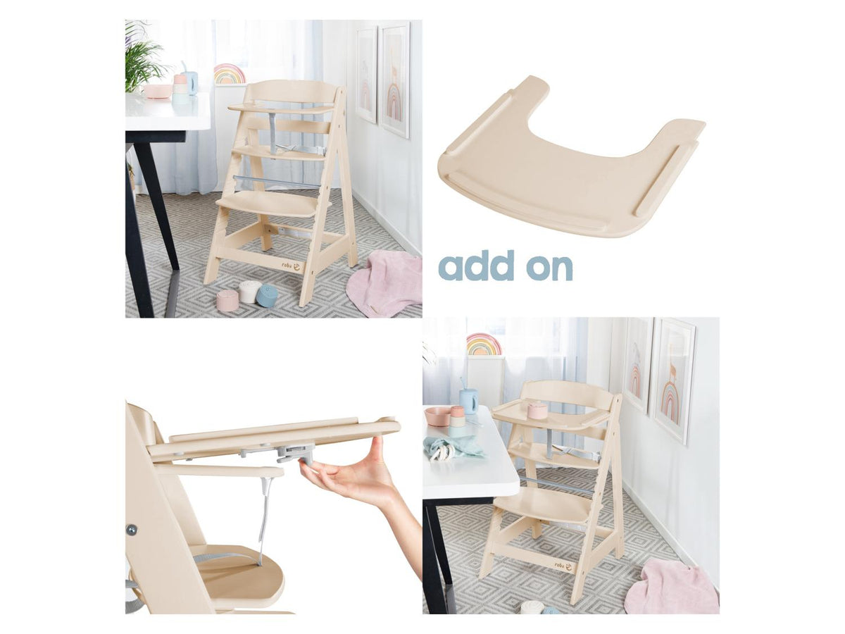 Chaise haute évolutive Born Up Zick Zack 2 en 1