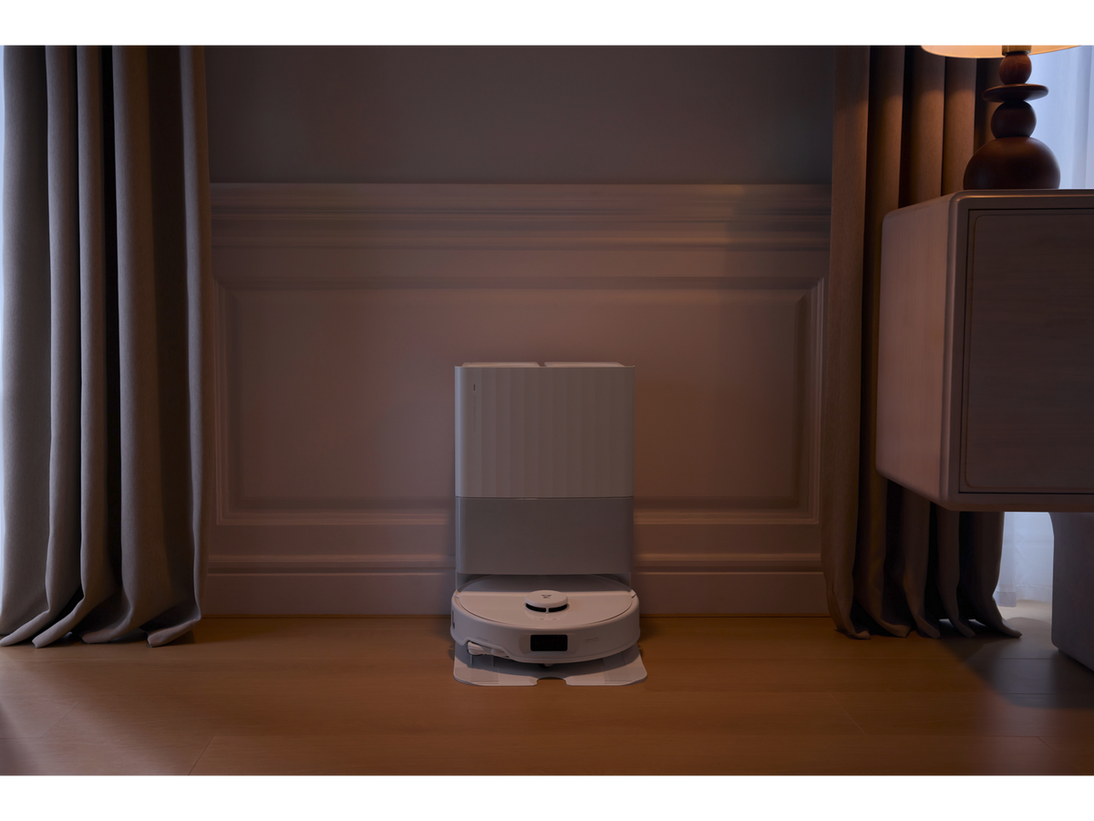 Robot aspirateur et laveur Qrevo Edge 5-en-1, blanc