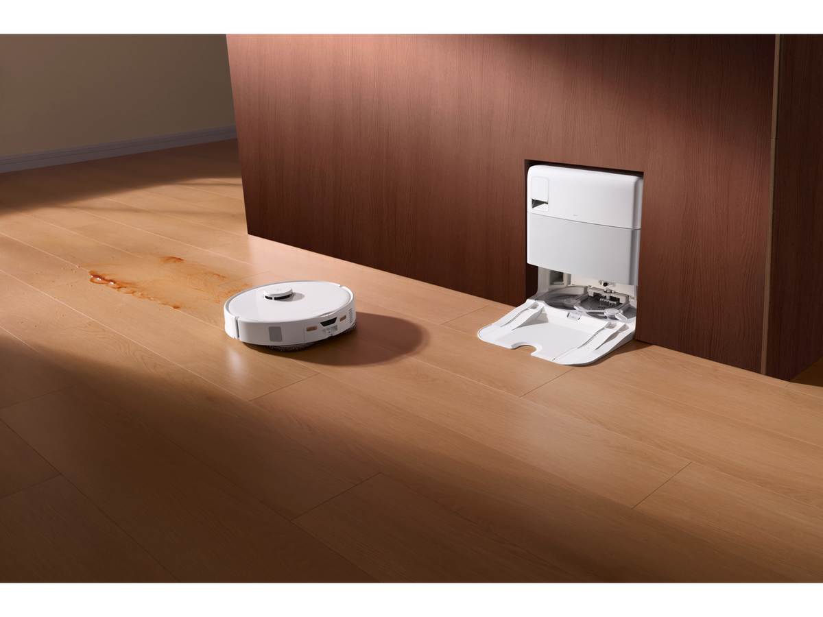 Robot aspirateur et laveur Qrevo Edge 5-en-1, blanc