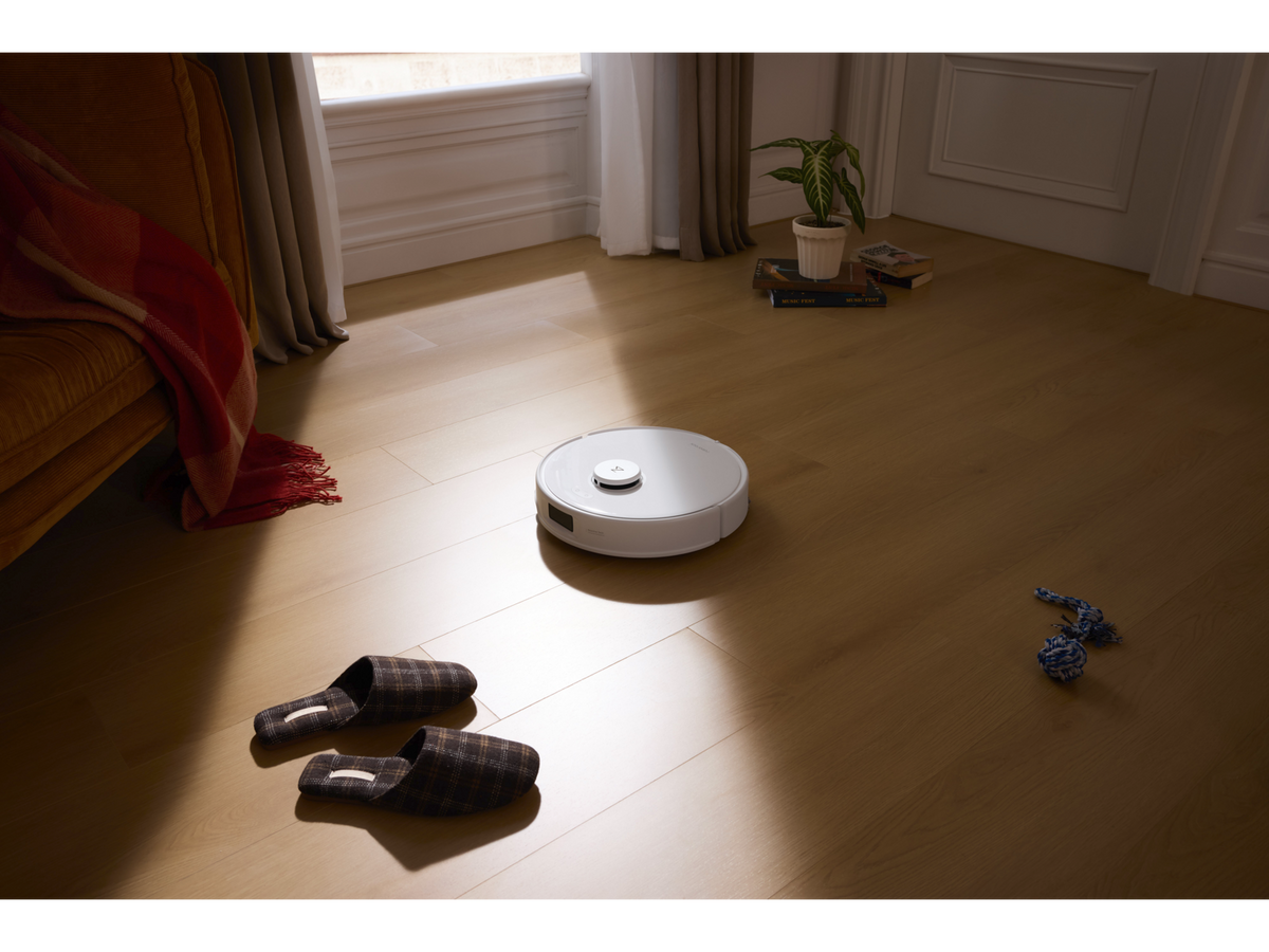 Robot aspirateur et laveur Qrevo Edge 5-en-1, blanc