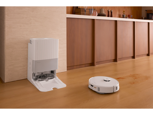 Robot aspirateur et laveur Qrevo Edge 5-en-1, blanc