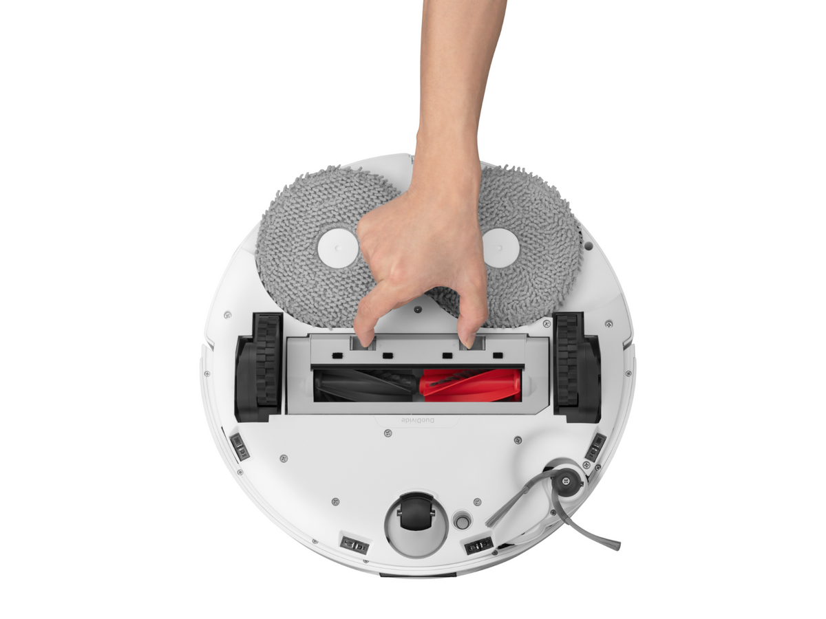 Robot aspirateur et laveur Qrevo Edge 5-en-1, blanc