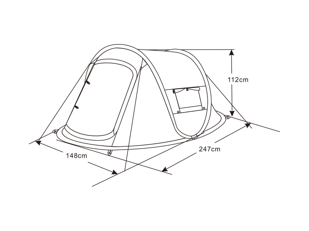 Tente pop-up 2 personnes