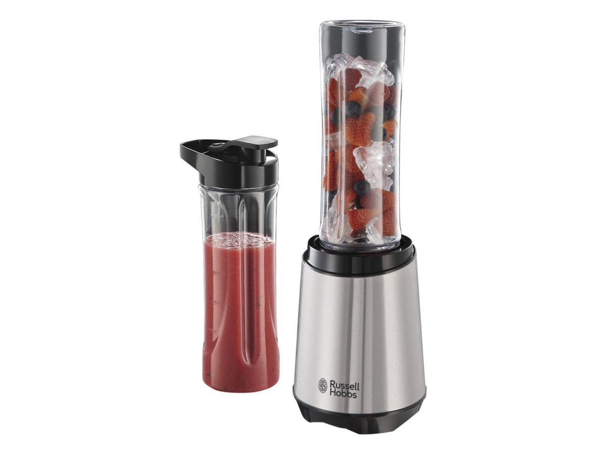 Mini-blendeur Mix'n'Go Steel »23475-56« avec 2 gourdes