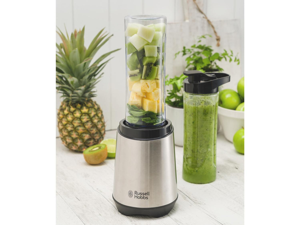Mini-blendeur Mix'n'Go Steel »23475-56« avec 2 gourdes