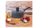 Russell Hobbs Wok, casserole à manche, sauteuse ou casserole, Aluminium Nightfall Collection Blue Marble