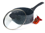 Russell Hobbs Wok, casserole à manche, sauteuse ou casserole, Aluminium Nightfall Collection Blue Marble