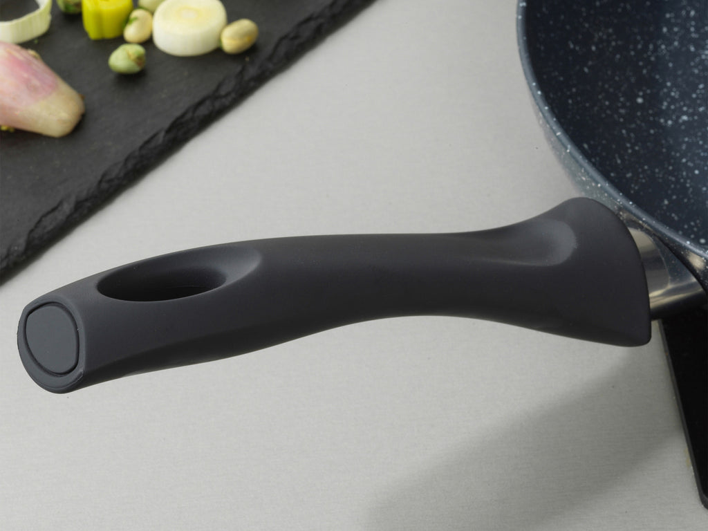 Russell Hobbs Wok, casserole à manche, sauteuse ou casserole, Aluminium Nightfall Collection Blue Marble