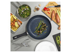 Russell Hobbs Wok, casserole à manche, sauteuse ou casserole, Aluminium Nightfall Collection Blue Marble