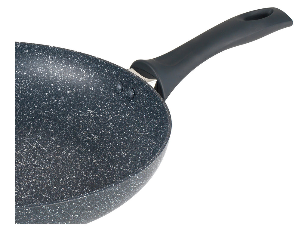 Russell Hobbs Wok, casserole à manche, sauteuse ou casserole, Aluminium Nightfall Collection Blue Marble