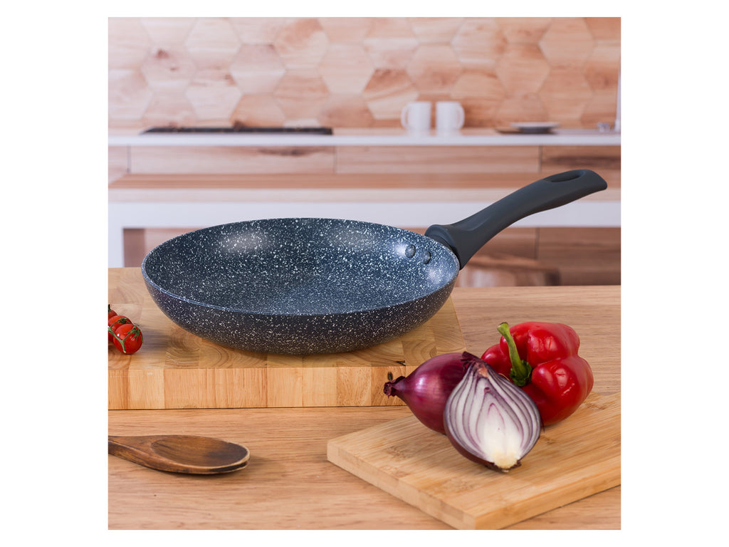 Russell Hobbs Wok, casserole à manche, sauteuse ou casserole, Aluminium Nightfall Collection Blue Marble
