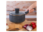 Russell Hobbs Wok, casserole à manche, sauteuse ou casserole, Aluminium Nightfall Collection Blue Marble