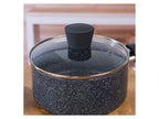 Russell Hobbs Wok, casserole à manche, sauteuse ou casserole, Aluminium Nightfall Collection Blue Marble