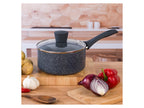 Russell Hobbs Wok, casserole à manche, sauteuse ou casserole, Aluminium Nightfall Collection Blue Marble