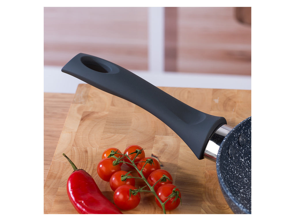 Russell Hobbs Wok, casserole à manche, sauteuse ou casserole, Aluminium Nightfall Collection Blue Marble
