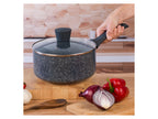 Russell Hobbs Wok, casserole à manche, sauteuse ou casserole, Aluminium Nightfall Collection Blue Marble